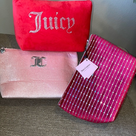 Juicy Couture Bags 3 Juicy Couture Travel Cosmetic Bag Poshmark